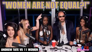 Andrew Tate COOKS Delusional Women - Myron BACKS Him Up And 11 Women LOSE IT! 🔥😳 #freshandfit