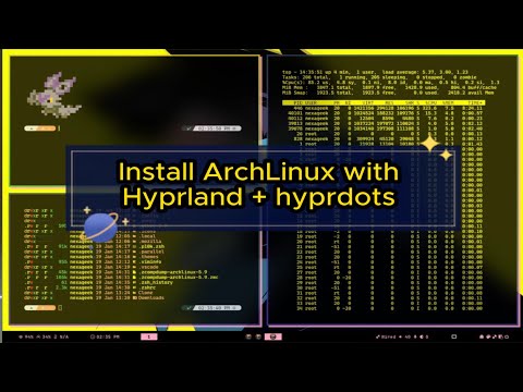 Install Arch linux with hyprland hyprdots step by step in 12 minutes