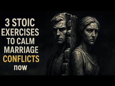 3 STOIC EXERCISES to calm marriage conflicts now