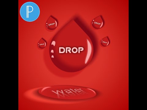 How to make a water drop using Pixellab #pixellab Tutorial |Pixellab Design