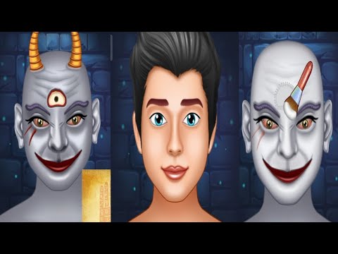 A Ghost transformation👹 asmr makeup #asmranimation