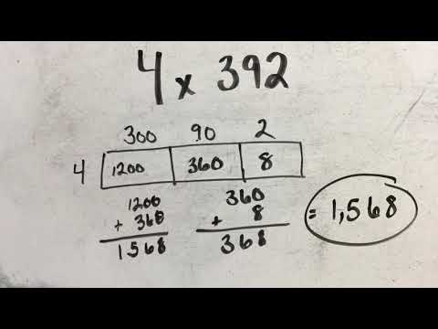 Multiply By 1 Digit Using Partial Products and Expanded Form