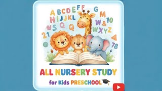 All in one nursery Study for kids preschool  English Rhymes and more