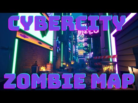 Fortnite cyber city zombie map