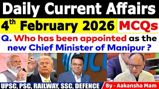 4th February Current Affairs 2026 | Current Affairs Today | Daily Current Affair 2026 #currentaffair