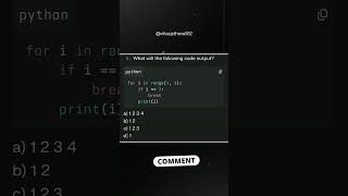#PythonReel #CodeIn60Seconds  #PythonTips #PythonDaily  #LearnWithPython  #CodeSnack  #PythonShorts