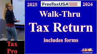e-fileTax Return. Step by step Walk-through for 2025. Includes forms and getting your refund.