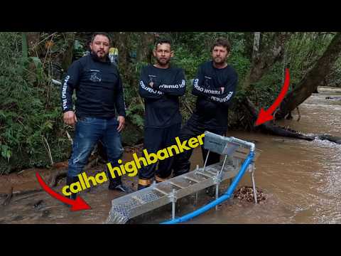 💥"Passo a Passo: Garimpando Ouro com nossa Calha Concentradora Highbanker"💥