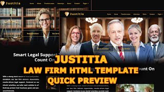 Justitia HTML Template for Lawyers & Law Firms | Live Demo