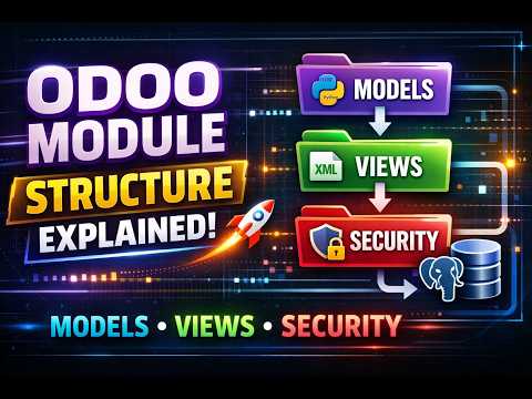 Odoo Module Structure Explained 🚀 Models, Views, Security