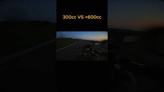 300cc vs 600cc  #r3 #motorcycle #yamahar3 #bikelife #yamahar3community #twowheeler #gopro