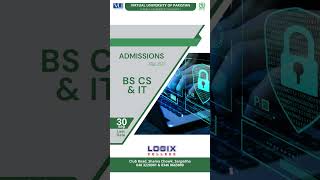 Admission BS CS & IT