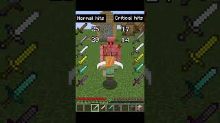 All Swords VS Iron Golem In Minecraft #minecraft #mctutorial #gaming #minecrafttutorial