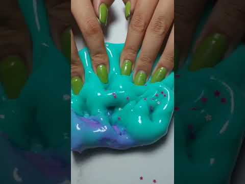 Slime is like a sense of relaxation in our hands 🩵🤍 #slimerelaxation  #slimeasmr #slimetherapy