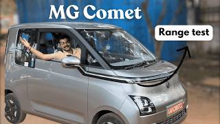 MG Comet EV Real Range Test 230km Claimed vs Reality!