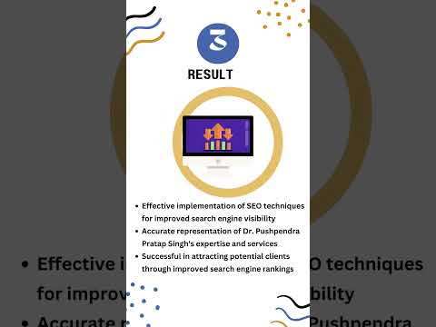 𝐀 𝐂𝐚𝐬𝐞 𝐒𝐭𝐮𝐝𝐲  : Dixinfotech builds a website for Dr. Pushpendra Pratap Singh
