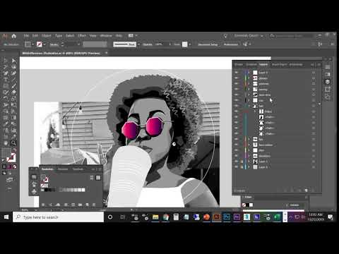 Blk Girl Reviews | Illustrated Logo