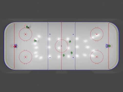 Drill 5 Attack to corner Top view