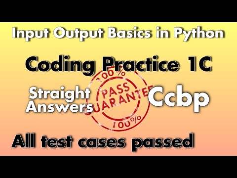 Coding practice 1C||input output Basics in python||ccbp ||Nxtwave assignments