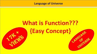 What is Function || Define Function || Function || Function in Mathematics