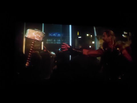 THOR tries to grab * MJOLNIR * in Thor Love And Thunder