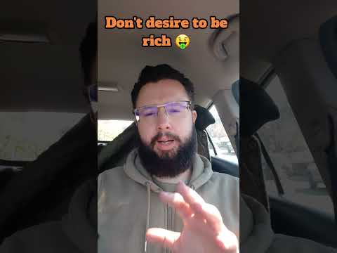 Don't desire to be RICH 🤑 #businesscoach #businesscoaching #advice #tips #money
