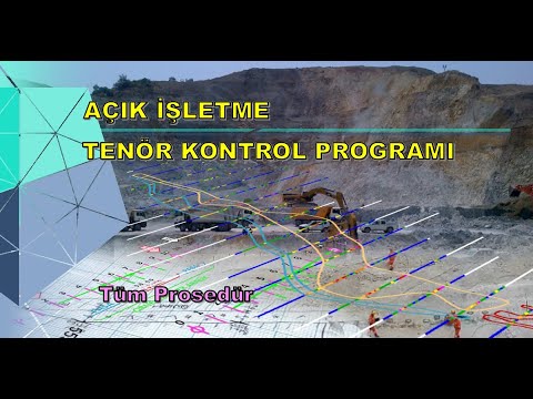 Açık İşletmelerde Tenör Kontrol ve Kat Haritası Nasıl Yapılır?