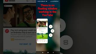 poco X3 floating window not working for YouTube app