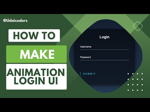 Animated Login Form using HTML & CSS