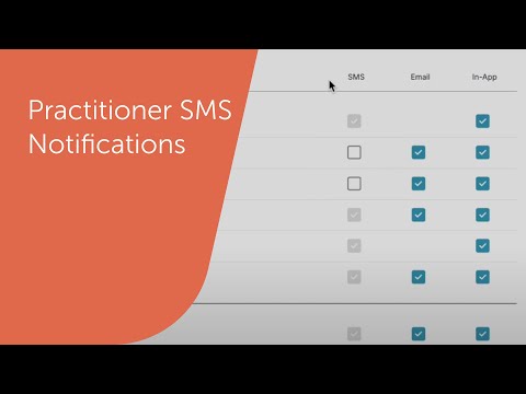 Practitioner SMS Notifications