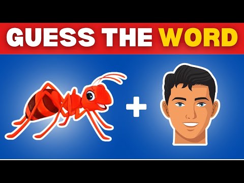 Guess the Word by Emoji Quiz |  can you answer all correctly ?🤯