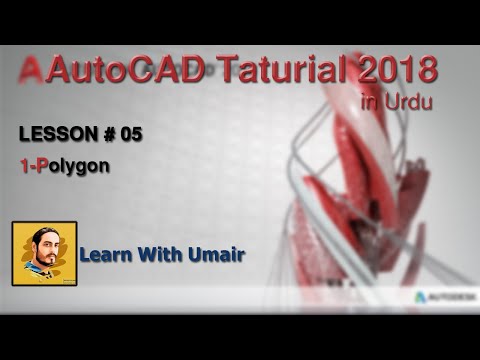 Lesson # 05 | POLYGON | AutoCAD FULL Tutorial for Beginners