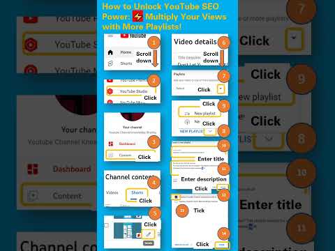 Unlock YouTube SEO Power: ⚡ Multiply Your Views with More Playlists! - Quick Guide Tutorial