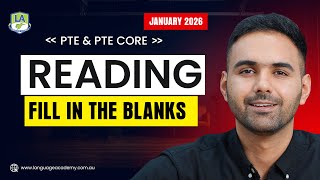 PTE Reading Fill in the Blanks | Most Repeated Questions | PTE Academic & PTE Core January 2026