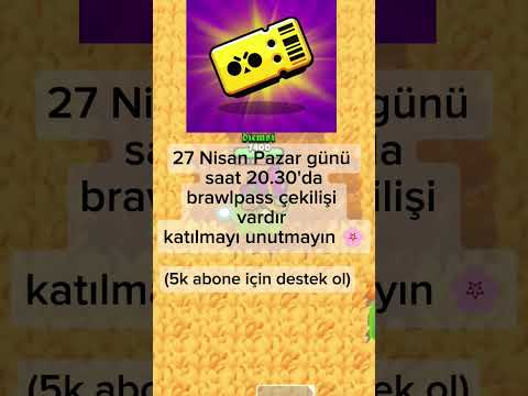 #brawlstars #keşfet #brawlstarsshorts #brawlpassfree #çekiliş #youtubeshorts #brawlstarsgame
