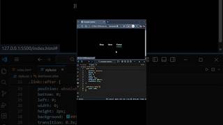 Navbar Animated Underline using HTML and CSS. #coding #webdesign #animation #webanimation