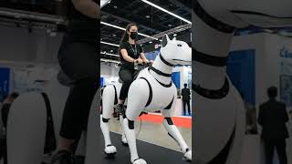 Quadruped Robot Driving Test at the 2025 Robot Expo in China #robot #robotics #quadrupedrobot