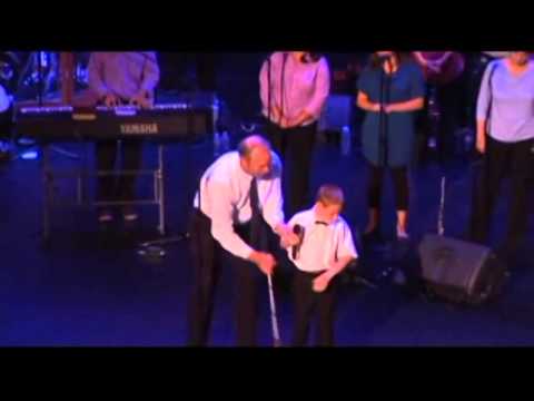 10 Year Old Blind Autistic Boy Sings  Open the Eyes of my Heart