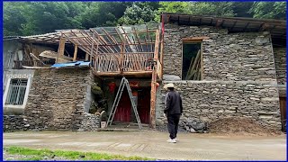 renovating an old house in the countryside built with large stones