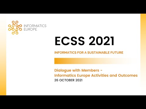 ECSS 2021: Dialogue with Members - Informatics Europe Activities and Outcomes