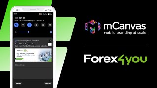 mCanvas Storytelling Ads | Forex4you | Push Notifications