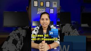 🔥😎 Access all wifi password in 1 click 💥 CMD find all wifi password #shorts #ytshorts #cmd