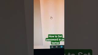 How to set password in laptop #shortcutkeys #computertipsandtricks