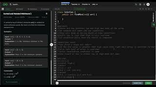 Sorted and Rotated Minimum - Easy - GeeksforGeeks