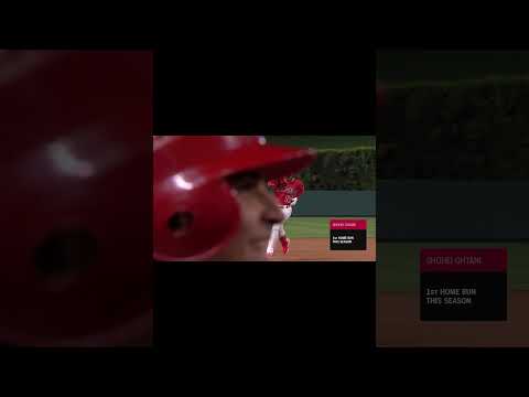 大谷翔平　メジャー初本塁打　20180403 #mlb #baseball #ドジャース
