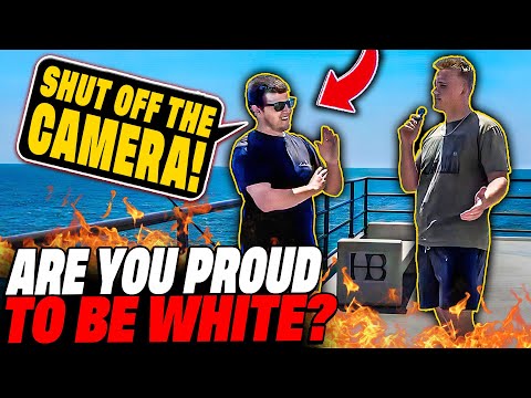Man RAGES After Simple Question About Being White – Woke NPCs LOSE IT