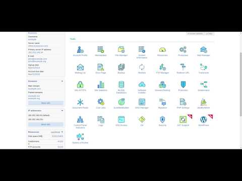 Using The ICDSoft Web Hosting Control Panel