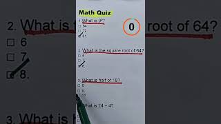 Quick Math Challenge 🔥 | Can You Solve It?"#MathQuiz #quiz#diy #QuickMath #MathChallenge #RiddleQuiz