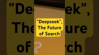 Deepseek The Future of Search! #Deepseek #FutureOfSearch #TechInnovation #SearchEngine