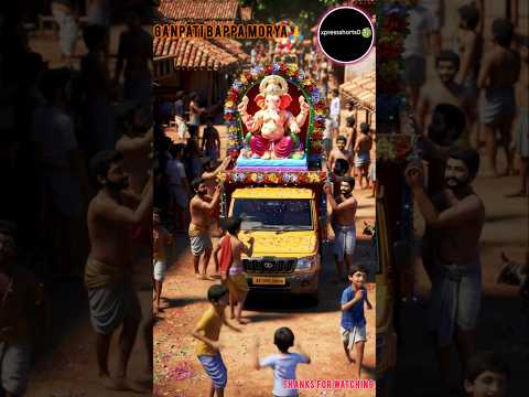 गाव में निकली गणेश जी🙏 की विशाल  रेली🙏#ai #ganesh #ganeshchaturthi #shorts #vaishalichaudharykhutail